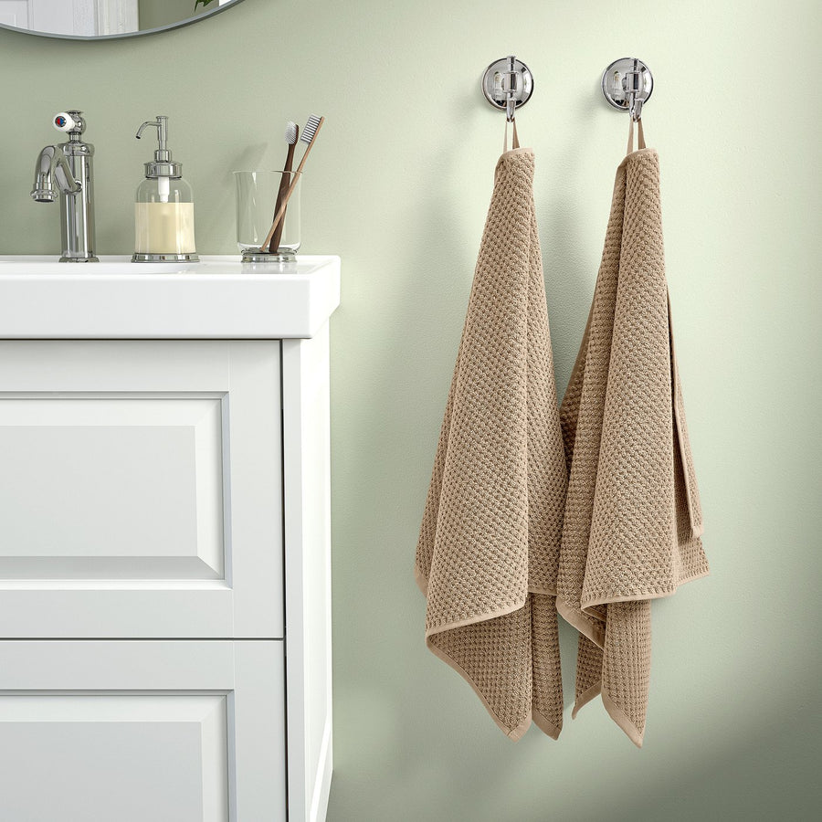 GULVIAL hand towel, beige, 100x50 cm
