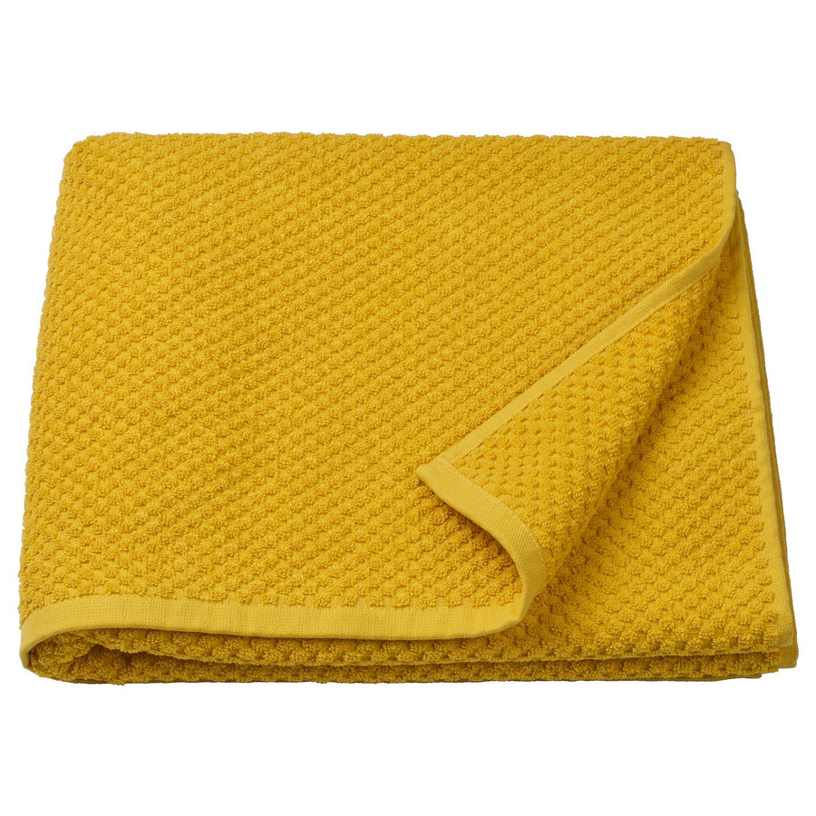 GULVIAL bath towel, yellow, 140x70 cm