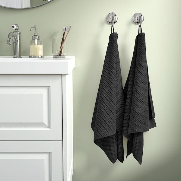 Ikea GULVIAL - Hand towel, black, 50x100 cm