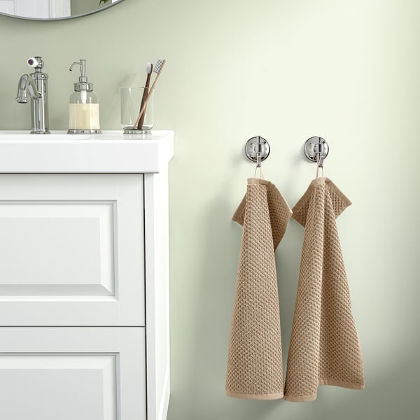 GULVIAL guest towel, beige, 30x50 cm