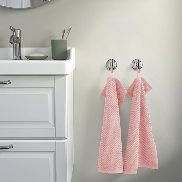 GULVIAL guest towel, pale pink, 30x50 cm