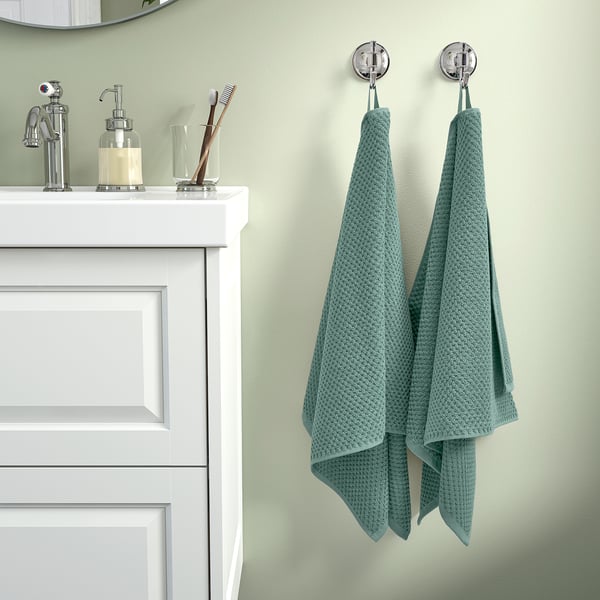 GULVIAL hand towel, turquoise, 50x100 cm