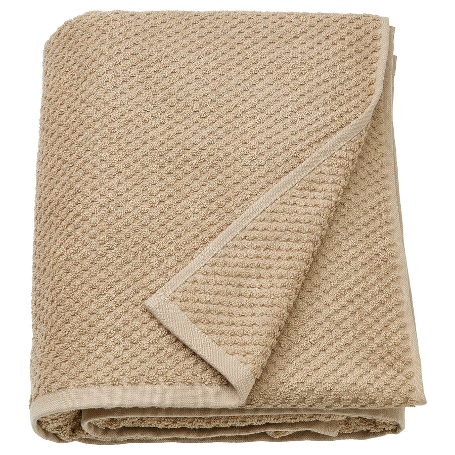 GULVIAL bath sheet, beige, 150x100 cm
