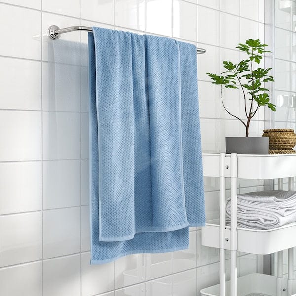 Ikea GULVIAL - Bath sheet, dark grey-blue, 100x150 cm