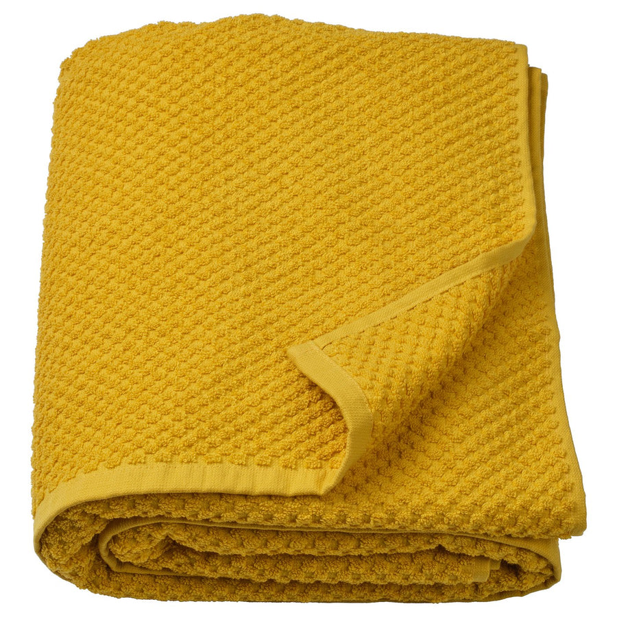 GULVIAL bath sheet, yellow, 150x100 cm