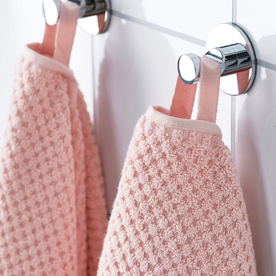 GULVIAL bath sheet, pale pink, 100x150 cm