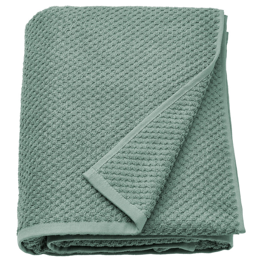 GULVIAL bath sheet, turquoise, 100x150 cm