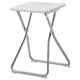 GUNDE folding stool, white, 30x45x32 cm