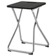GUNDE folding stool, black, 30x45x32 cm