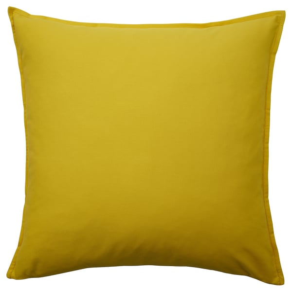 GURLI cushion cover, yellow, 65x65 cm