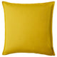 GURLI cushion cover, yellow, 50x50 cm