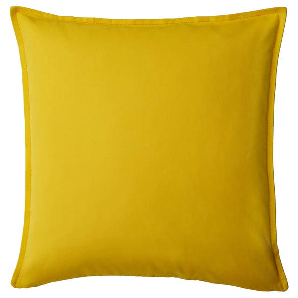 GURLI cushion cover, yellow, 50x50 cm