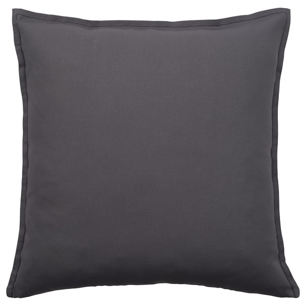 GURLI cushion cover, dark grey, 50x50 cm