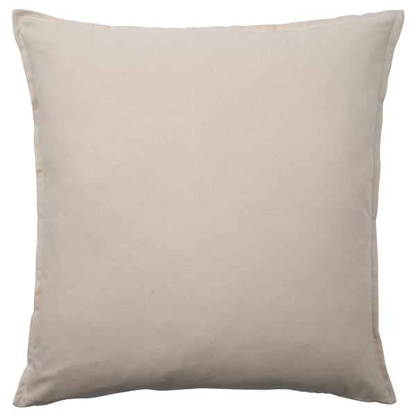 GURLI cushion cover, unbleached, 65x65 cm