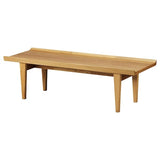 GUTTANE coffee table, oak, 116x39 cm