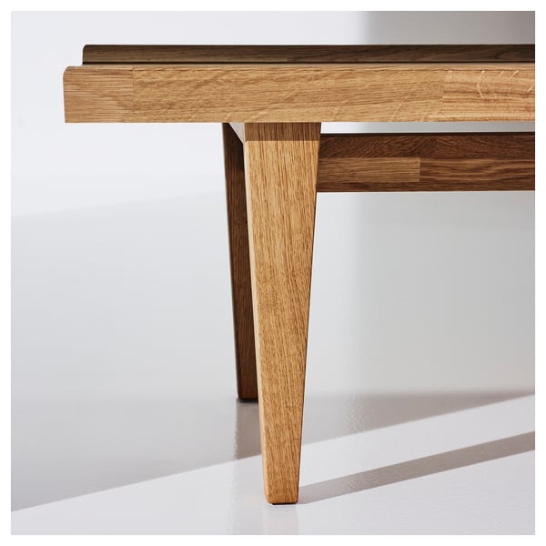 GUTTANE coffee table, oak, 116x39 cm