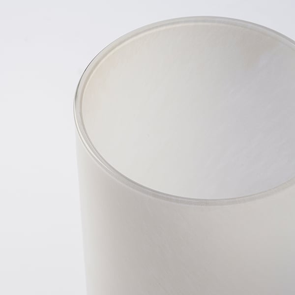 HÄCKOXEL vase, white, 20 cm