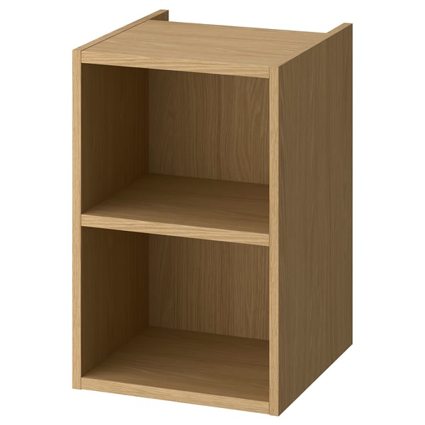 HAGAÅN open cabinet, oak effect, 40x48x63 cm