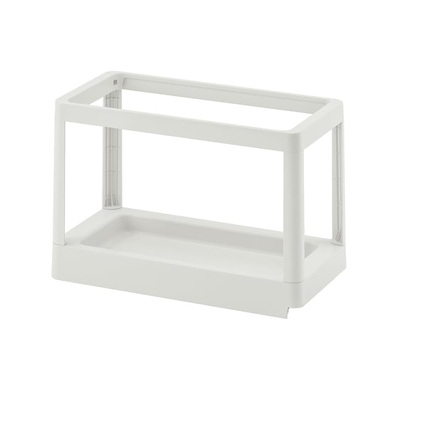 HÅLLBAR pull-out frame for waste sorting, light grey, 26.5x31.5x45 cm