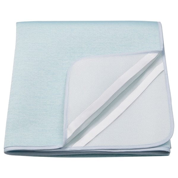 Ikea HÅRGINST - Mattress protector, blue,160x200 cm
