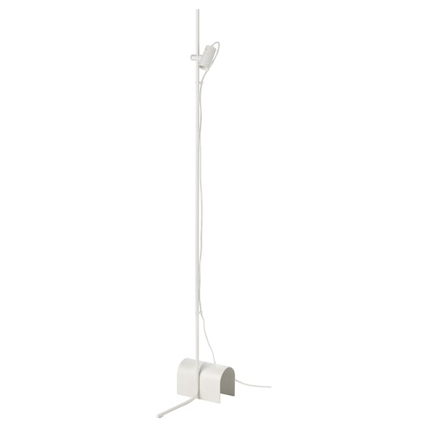 HÅRSLINGA floor lamp, white, 42x21 cm