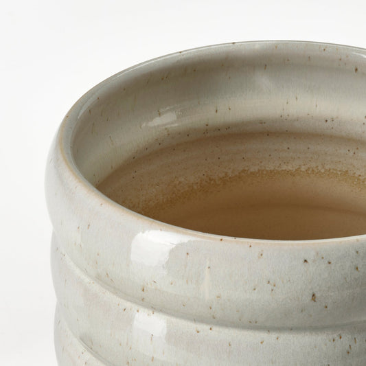 HASSELBUKETT plant pot, in/outdoor/beige, 12 cm