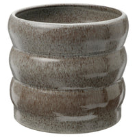 HASSELBUKETT plant pot, in/outdoor/grey, 15 cm