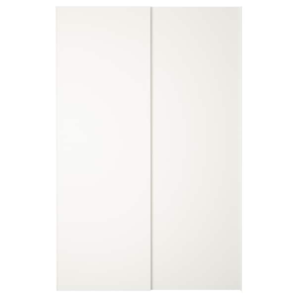 Ikea HASVIK - Pair of sliding doors, white, 150x236 cm