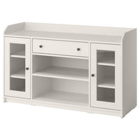 HAUGA sideboard, white, 140x46x84 cm