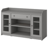 HAUGA sideboard, grey, 140x46x84 cm