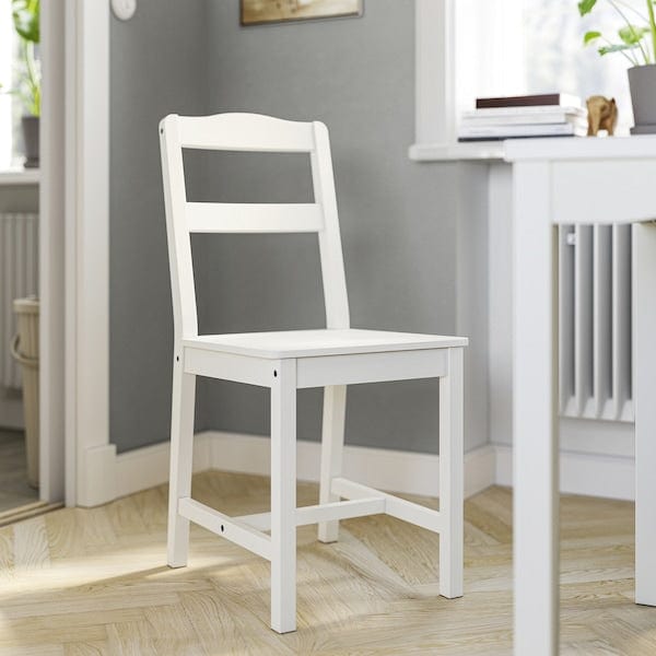 Ikea HAUGA / HAUGA - Table and 2 chairs, white/white,74x74 cm