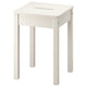 HAUGA stool, white, 32x45x32 cm