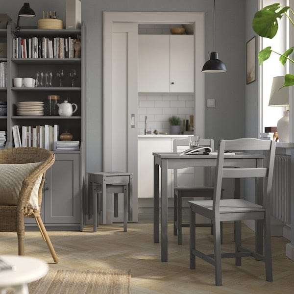 Ikea HAUGA - Table, gray,74x74 cm