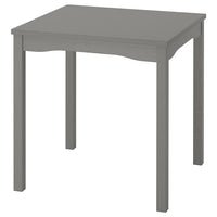 HAUGA table, grey/birch veneer, 74x74 cm