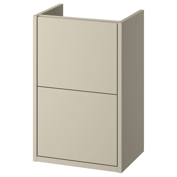 HAVBÄCK wash-stand with drawers, beige, 40x33x63 cm