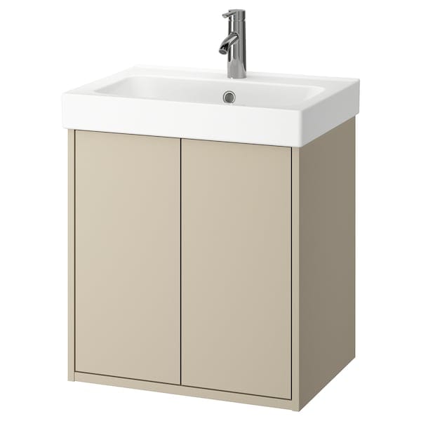 Ikea HAVBÄCK / ORRSJÖN - Washbasin/drawer unit pr/misc, beige,62x49x72 cm