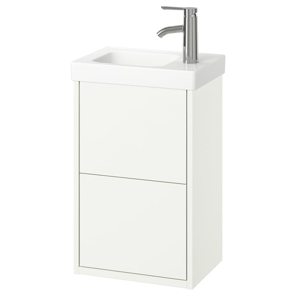 HAVBÄCK / ORRSJÖN wash-stnd w drawers/wash-basin/tap, white, 42x34x69 cm
