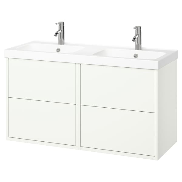 Ikea HAVBÄCK / ORRSJÖN - Washbasin/blender cabinet, white,122x49x69 cm