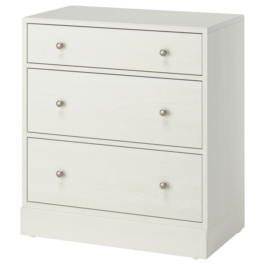 HAVSTA chest of 3 drawers, white, 81x47x89 cm