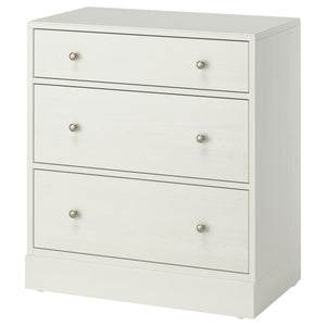 HAVSTA chest of 3 drawers, white, 81x47x89 cm