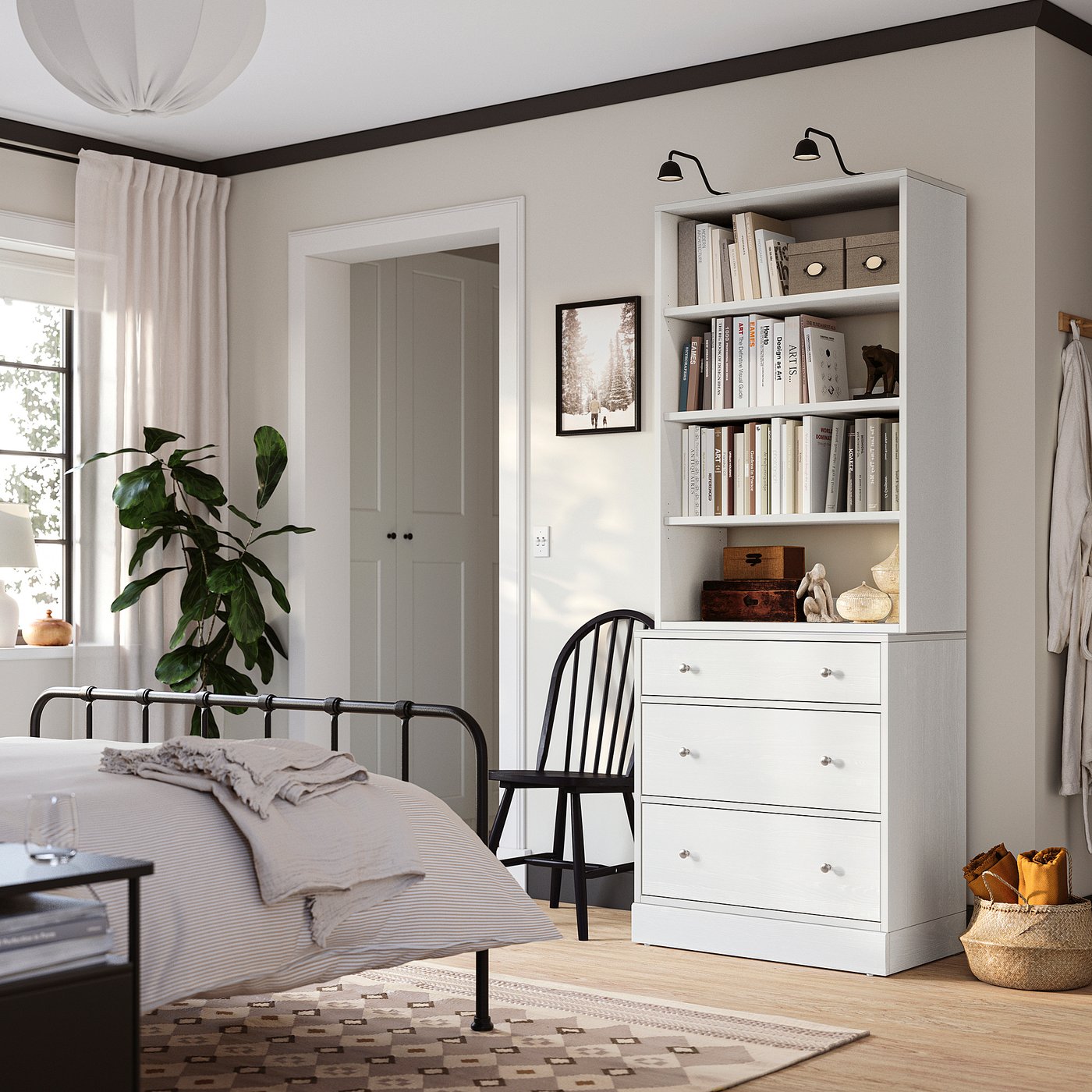 HAVSTA storage combination, white, 81x47x212 cm