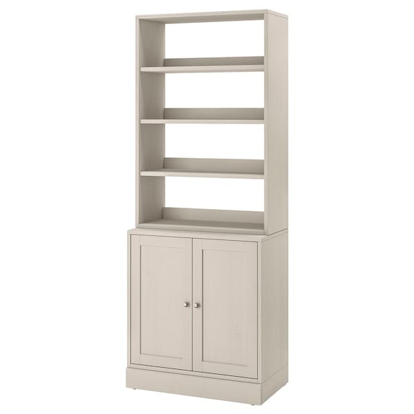 Ikea HAVSTA - Storage combination, grey-beige, 81x47x212 cm