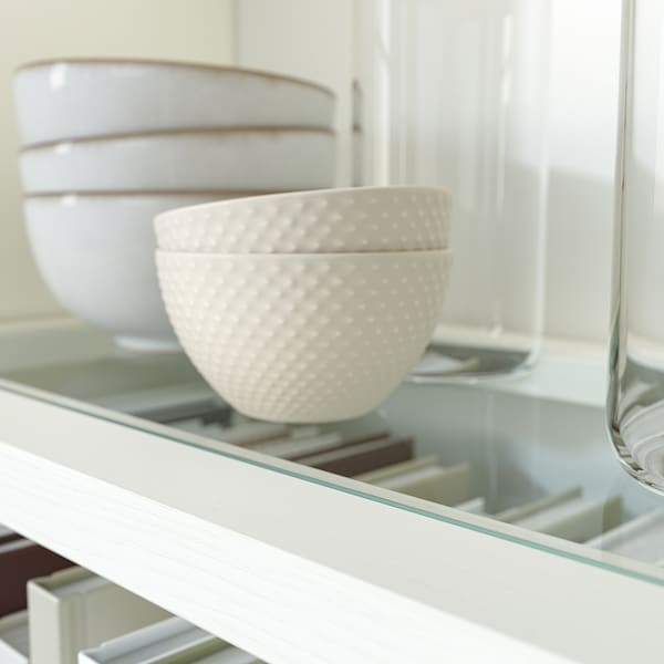 Ikea HAVSTA - TV storage combination/glass doors, white, 322x47x212 cm