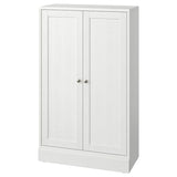 HAVSTA cabinet with plinth, white, 81x37x134 cm