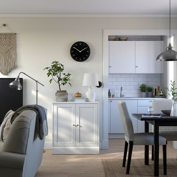 HAVSTA cabinet with plinth, white, 81x47x89 cm