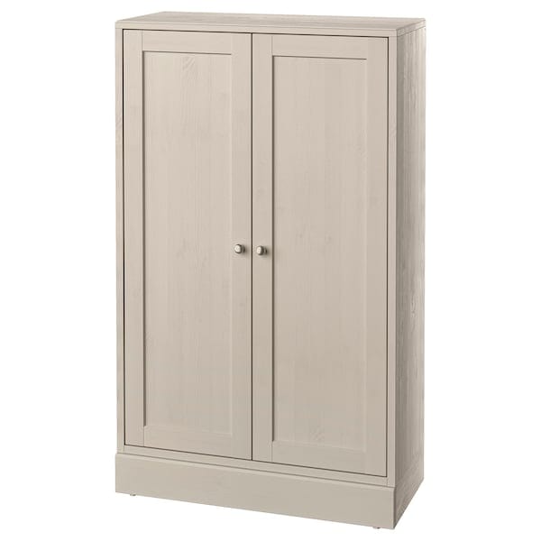 Ikea HAVSTA - Cabinet with plinth, grey-beige, 81x37x134 cm