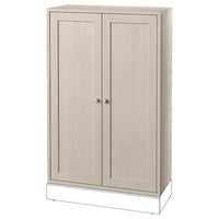 HAVSTA cabinet, grey-beige, 81x35x123 cm