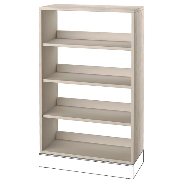 HAVSTA shelving unit, grey-beige, 81x35x123 cm