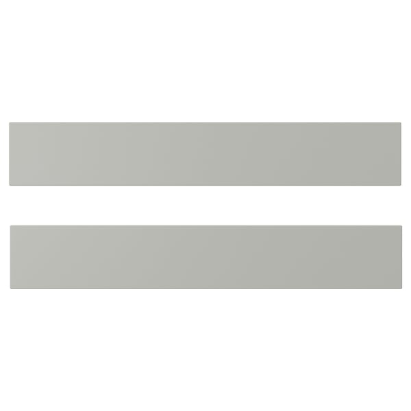 HAVSTORP drawer front, light grey, 60x10 cm, 2 pack