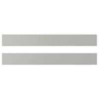 HAVSTORP drawer front, light grey, 80x10 cm, 2 pack
